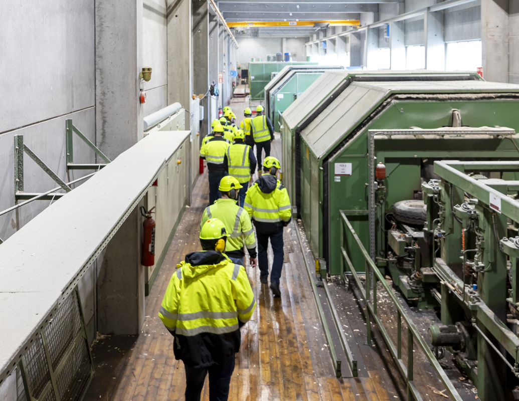 Avdeling Haslestad Salgsmøte Eksakt Gruppe Mennesker I Synlighetstøy 2