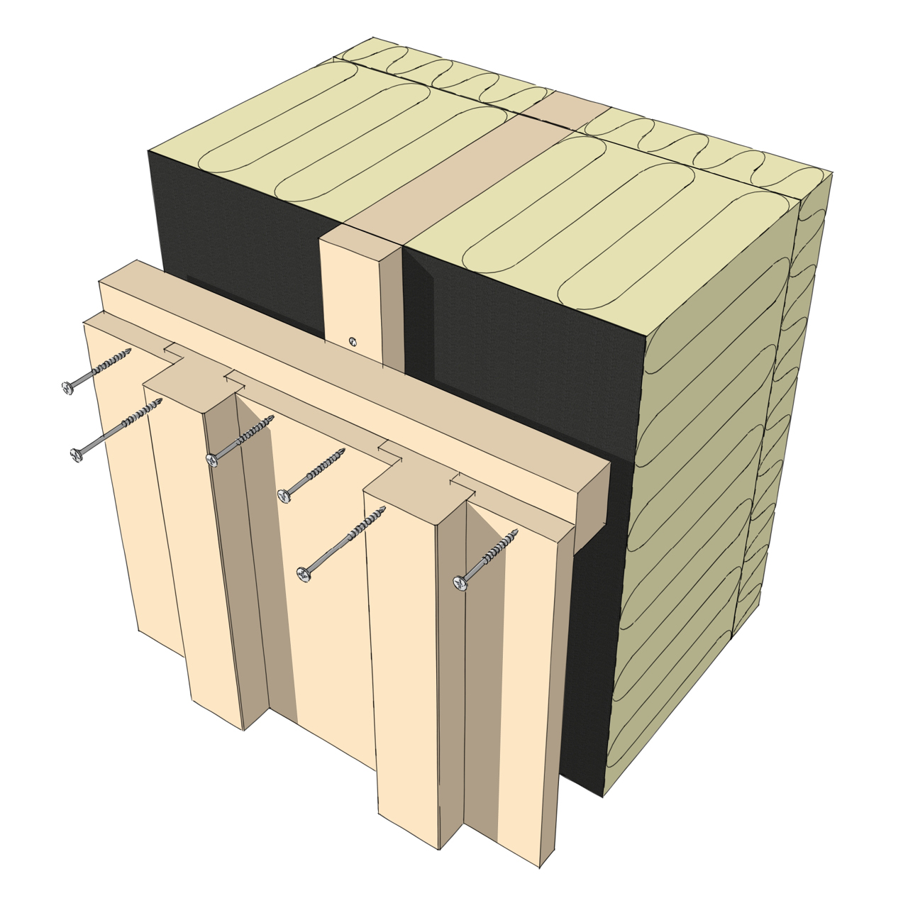 Kledning Guide Innfesting Av Stående Dobbeltfals Spile 1280X1280px 1