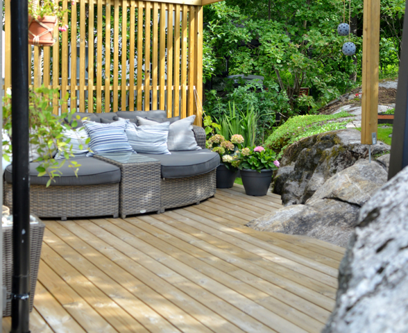 Miljøbilde av Terrassebord
