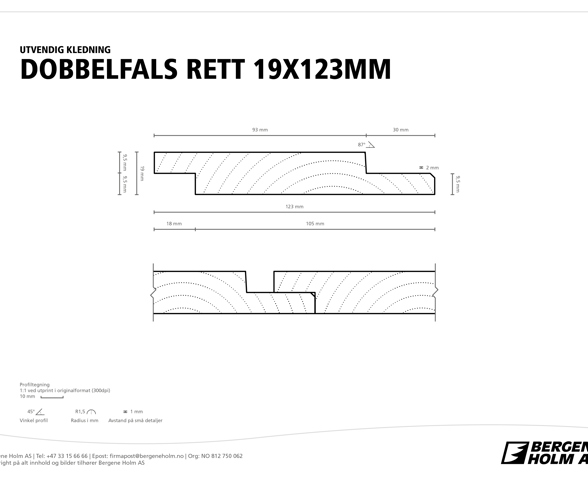 Profilbilde av NORD Kledning Dobbelfals rett