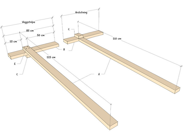 Guide Uterom Nord Levegg Konstruksjon 02 Sette Sammen Veggkonstruksjonen 2 Size Large