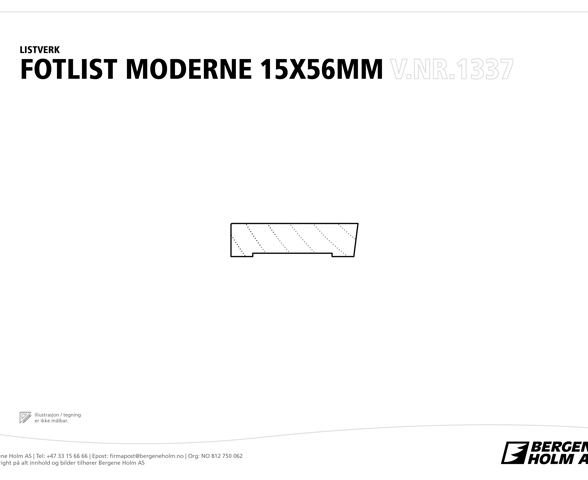 Profilbilde av Fotlist/taklist Moderne