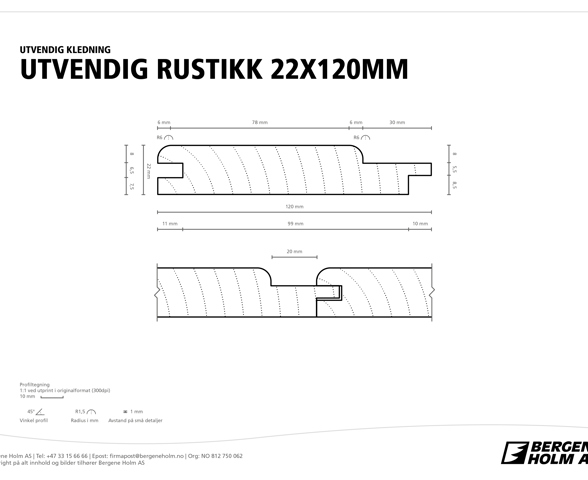 Bilde av Kledning Utvendig rustikk