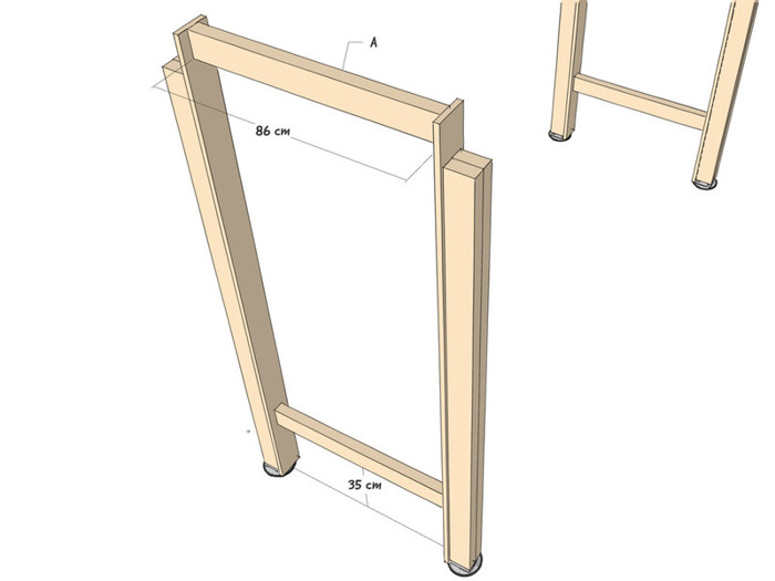 Guide Pergola Hengekoeye Med Fire Stolper 05 Feste Stolper Til Bakke Og Med Mellombord 2 Size Large
