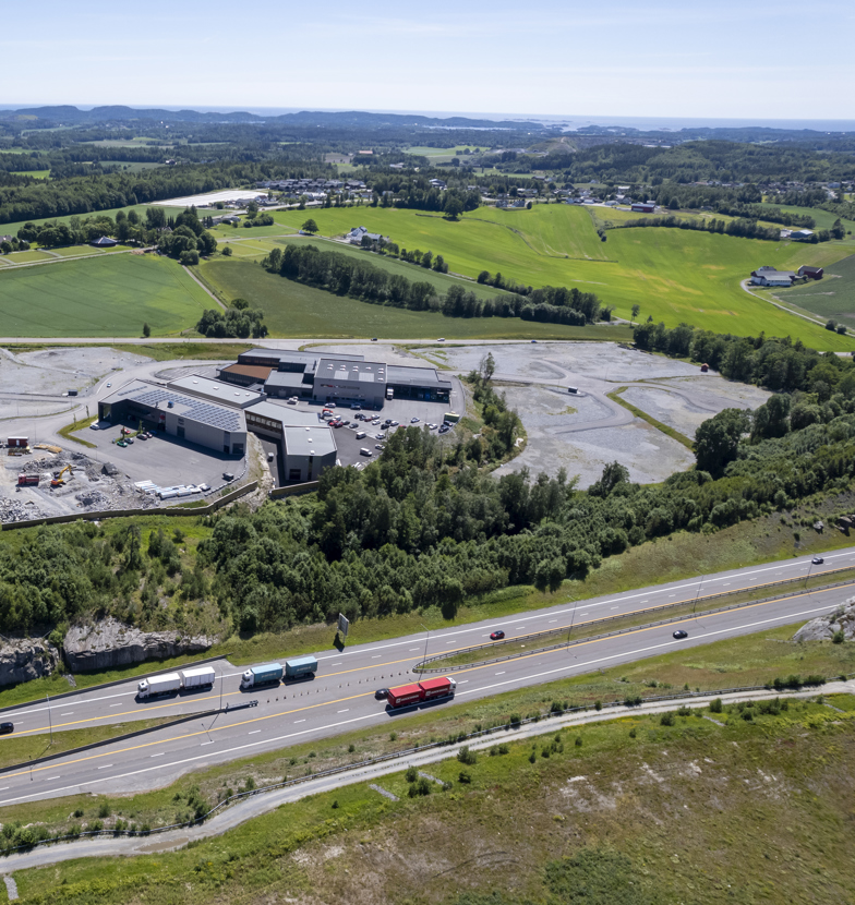 BHE Amundrød Næringspark Sett Fra Vest