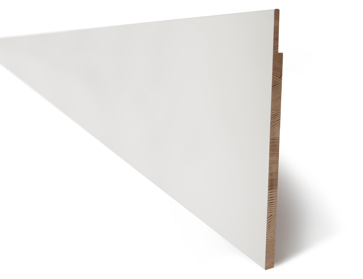 Utforing - 18 x 400 x 4400 - Malt hvit Bomull