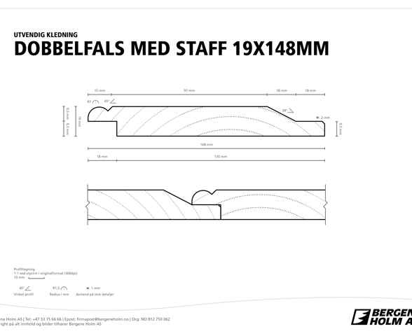 Profilbilde av TRYR Kledning Dobbelfals staff
