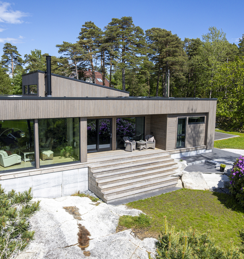 Kledning AEDEL Aedelgrå Varm Dobbelfals Ny Og Tett 2
