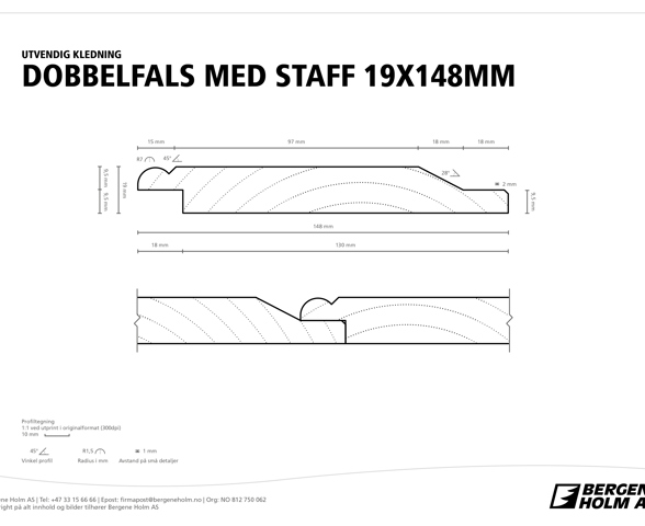 Profilbilde av TRYR Kledning Dobbelfals staff