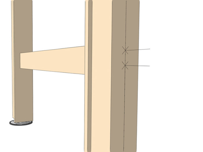 Guide Pergola Hengekoeye Med Fire Stolper 06 Festing Av Mellombord Size Large