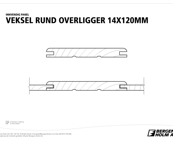 Profilbilde av Veksel rund panel overligger