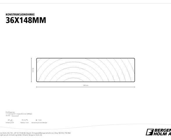 Profilbilde av K-virke C30 Fallende